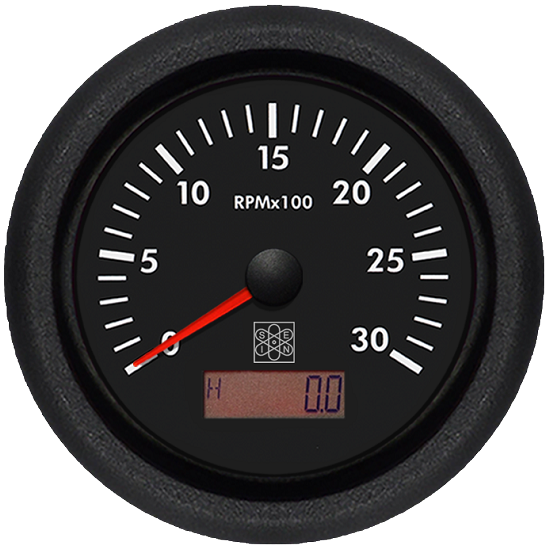 Obrtomjer 0-3000 rpm W ulaz, bijelo osvjetljenje