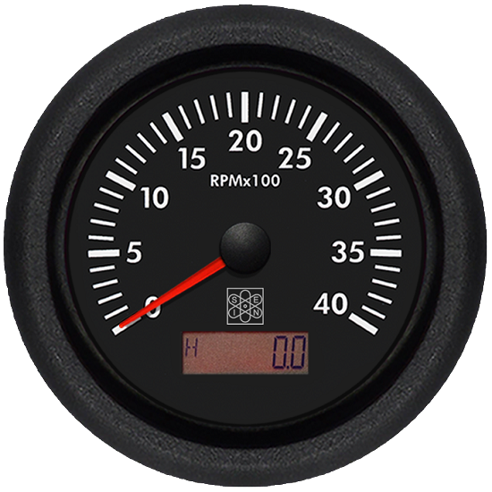 Obrtomjer 0-4000 rpm W ulaz, bijelo osvjetljenje