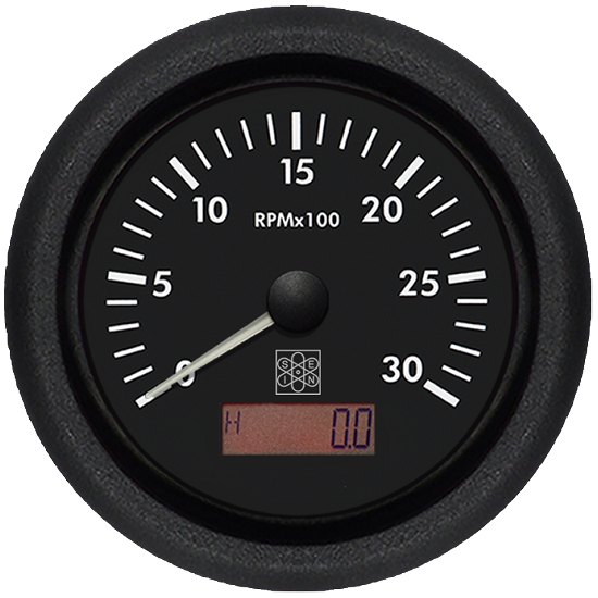 Obrtomjer 0-3000 rpm Pick Up, crveno osvjetljenje