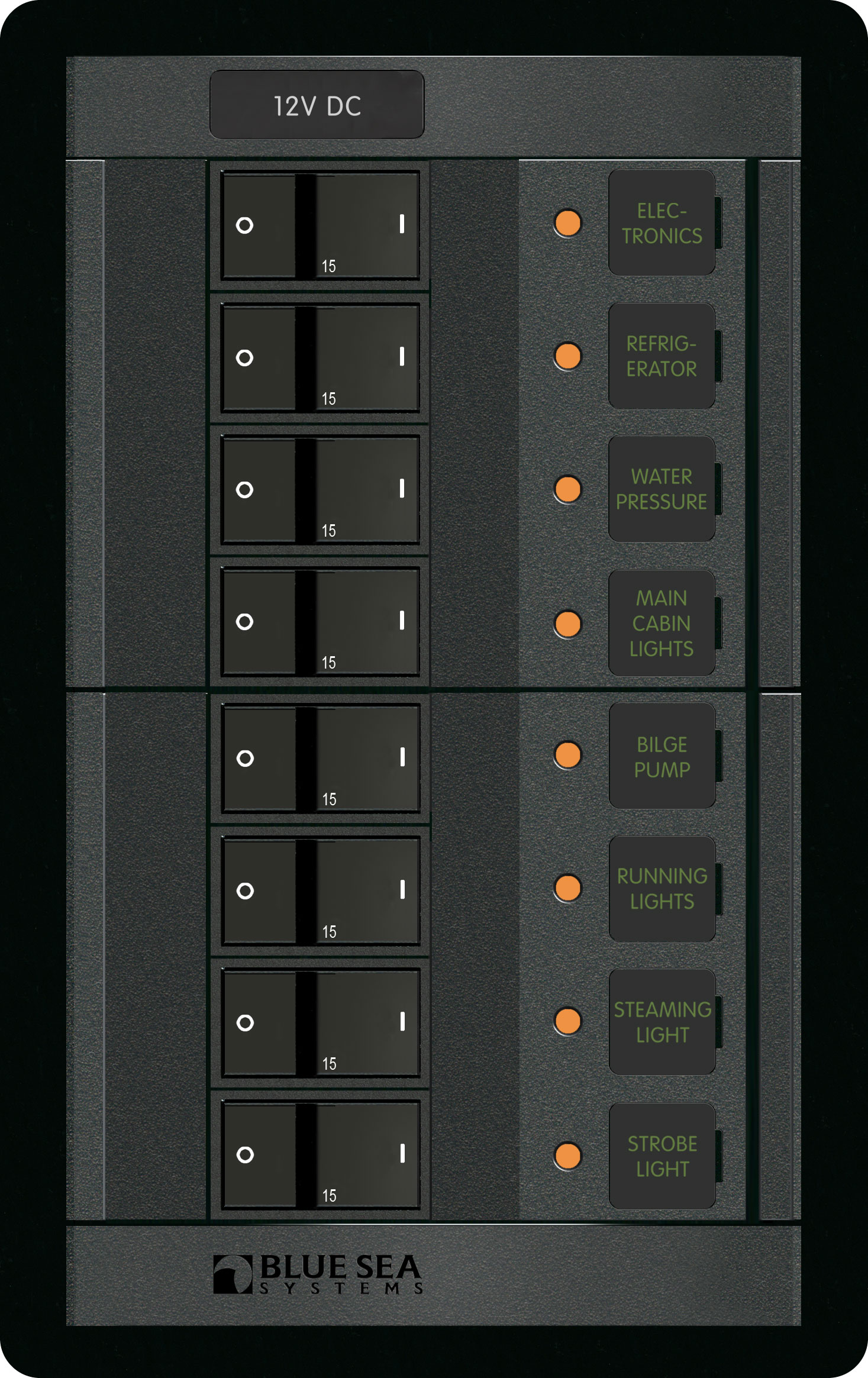 12 Volt DC 8 Position