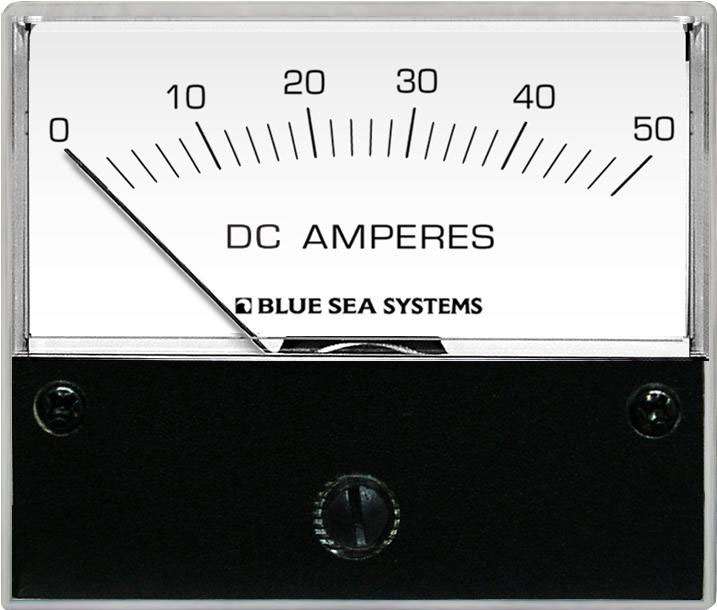 DC Analogico amperometro 0 – 50A con shunt