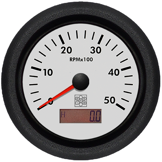 Obrtomjer 0-5000 rpm Pick Up, crveno osvjetljenje