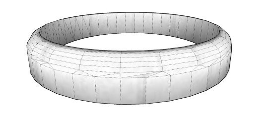 Lunetta rotonda plastica bianca RQ Ø100mm