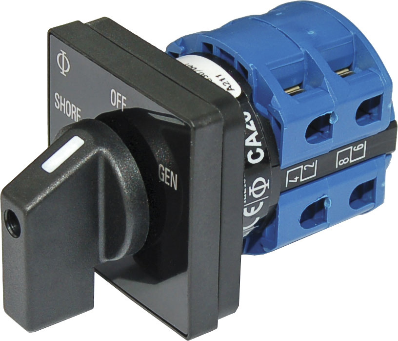 AC Rotary Switch – OFF + 2 Positions 120V AC 30A – 2 poles