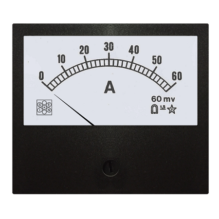 Amperometro 60 A/60 mV