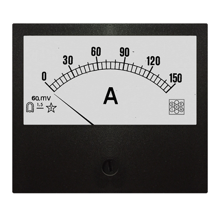 Amperometro 150 A/60 mV
