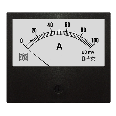 Amperometro 100 A/60 mV