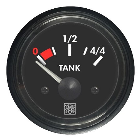 Pokazivač nivoa goriva 0-4/4 ulaz 240-30Ω 12V crveno poz.osvjetljenje