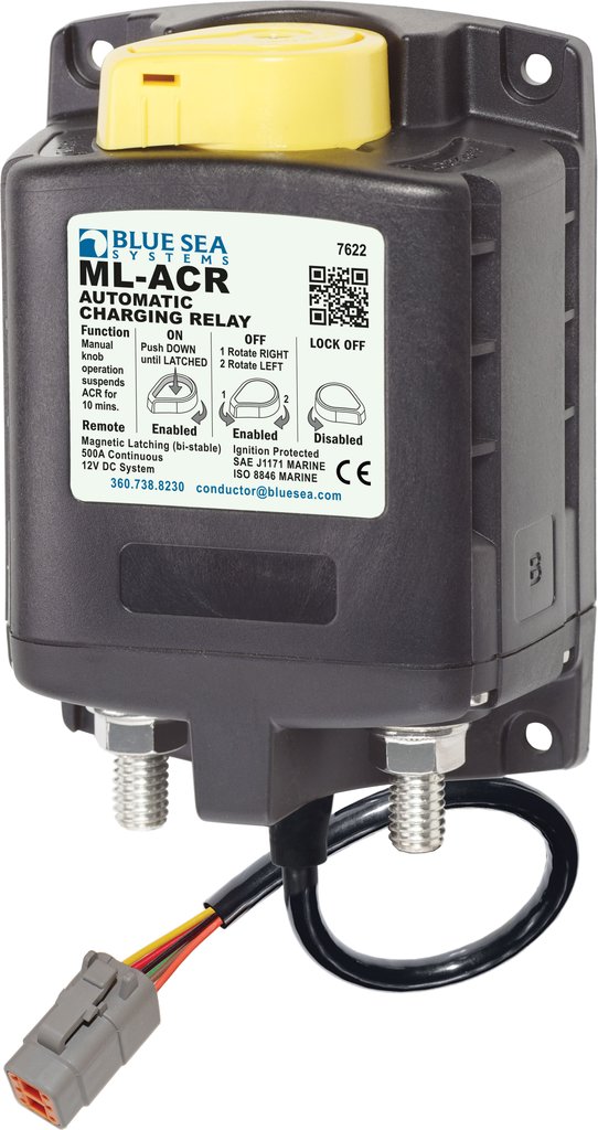 ML-ACR Automatski relej punjenja – ručno upravljanje 12V 500A [Bulk]