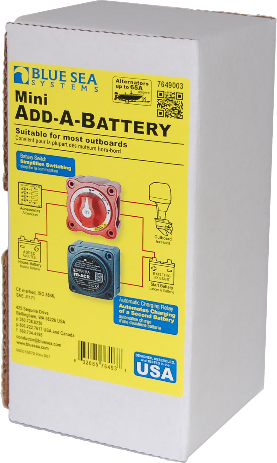 Mini Add-A-Battery Kit – 65A [Boxed]