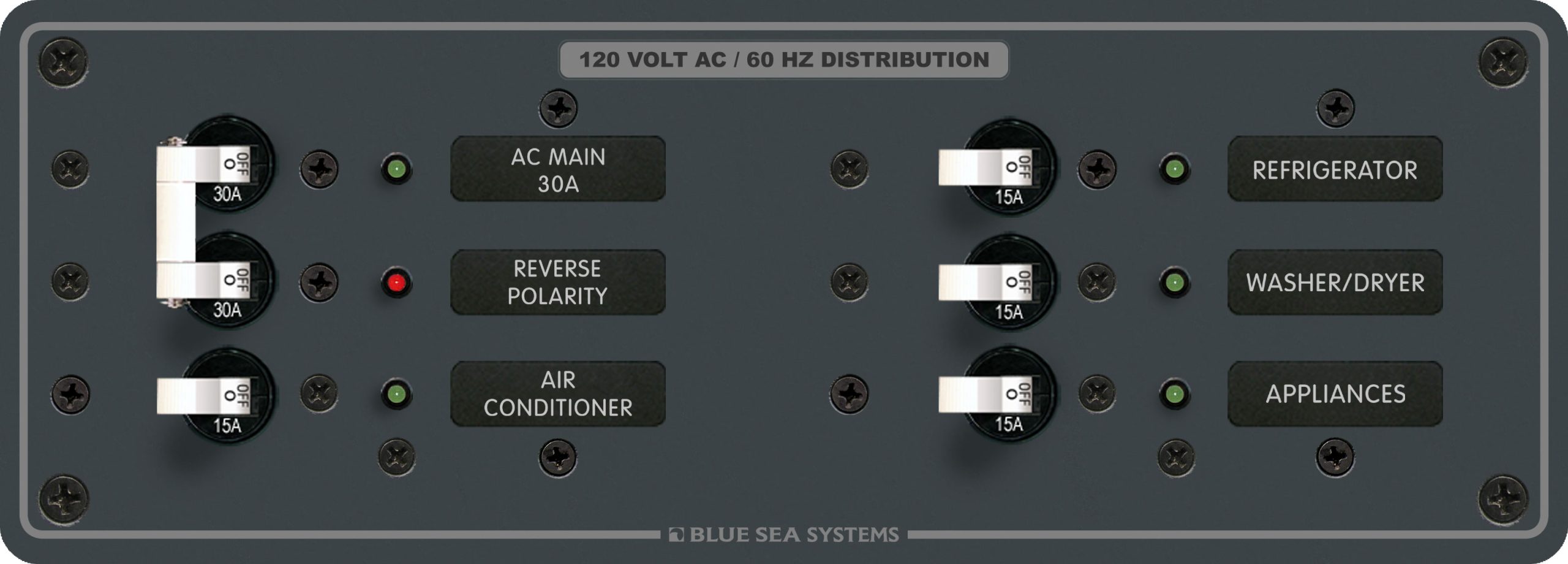 120V AC – Main + 4 Positons