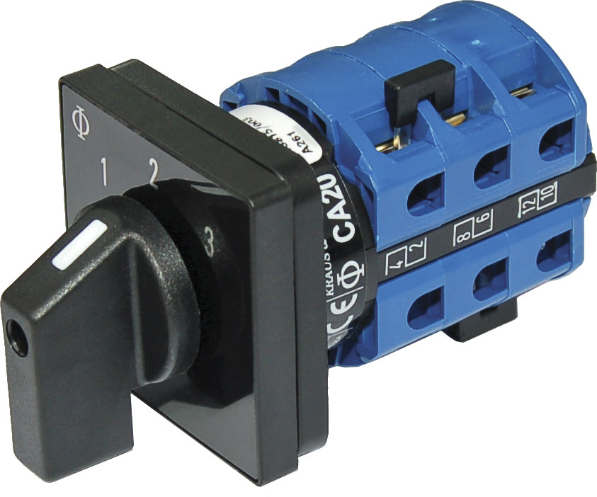 AC Rotary Switch – OFF + 3 Positions 120V AC 30A