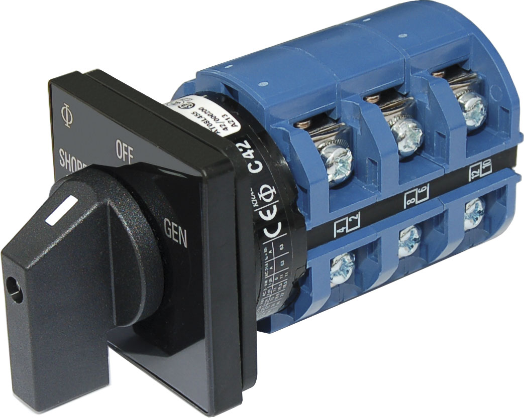 AC Rotary Switch – OFF + 2 Positions 240V AC 65A