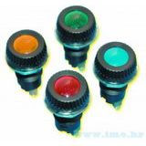 Round shaped indicator light without bulb